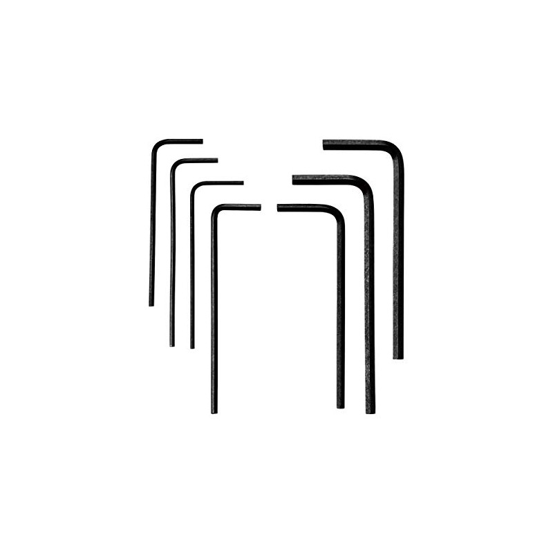 Hozan Hex Wrench Set of 7, Size: 1.27, 1.5, 1.6,