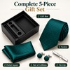 Men’s Tie Gift Set with Pocket Square, Cufflinks & Tie