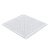 Quilting Ruler 12in Wide Transparent Acrylic Accurate Scale Black Grid
