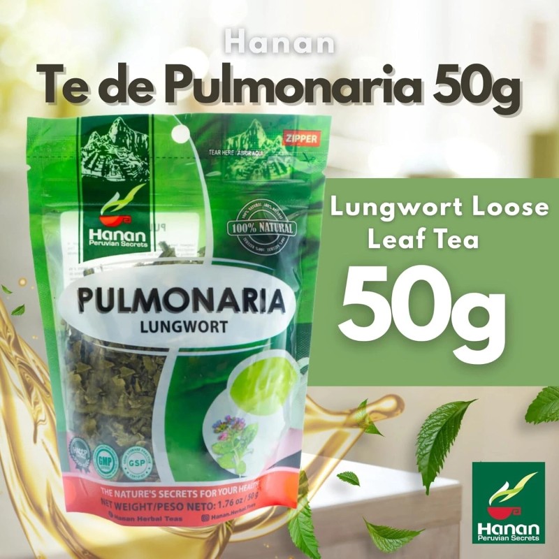Hanan Te de Pulmonaria 50g - Lungwort Loose Leaf Tea,
