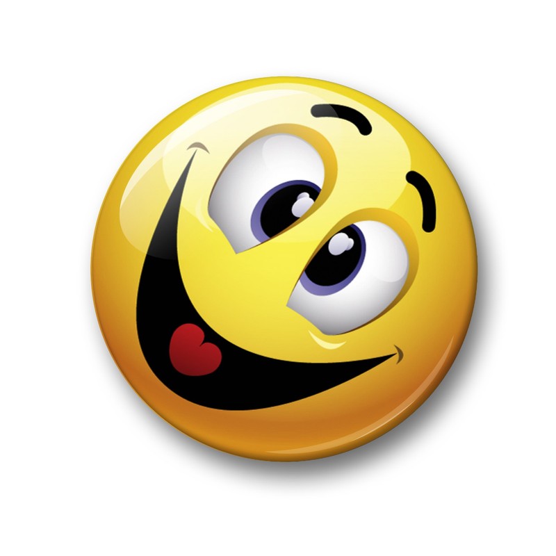 Merchandise for Fans Smiley Good Mood, Laughing, 6 Large Fridge