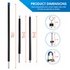 8 Universal Trampoline Enclosure Net Poles, Trampoline Poles Replacement and