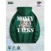 Money Talks Graphic Hoodie 100% Cotton US Warehouse 7 ColorsColor: