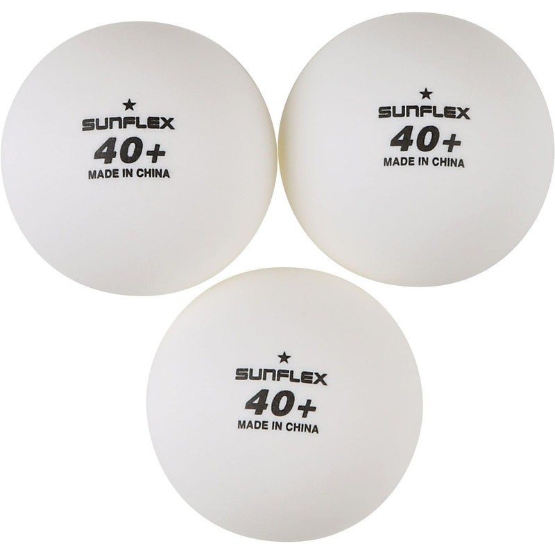 sunflex Contest ITTF Table Tennis Set Bat and Balls