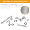 356 Pieces M4 Screws Nuts Washers Set, Sutemribor M4 x