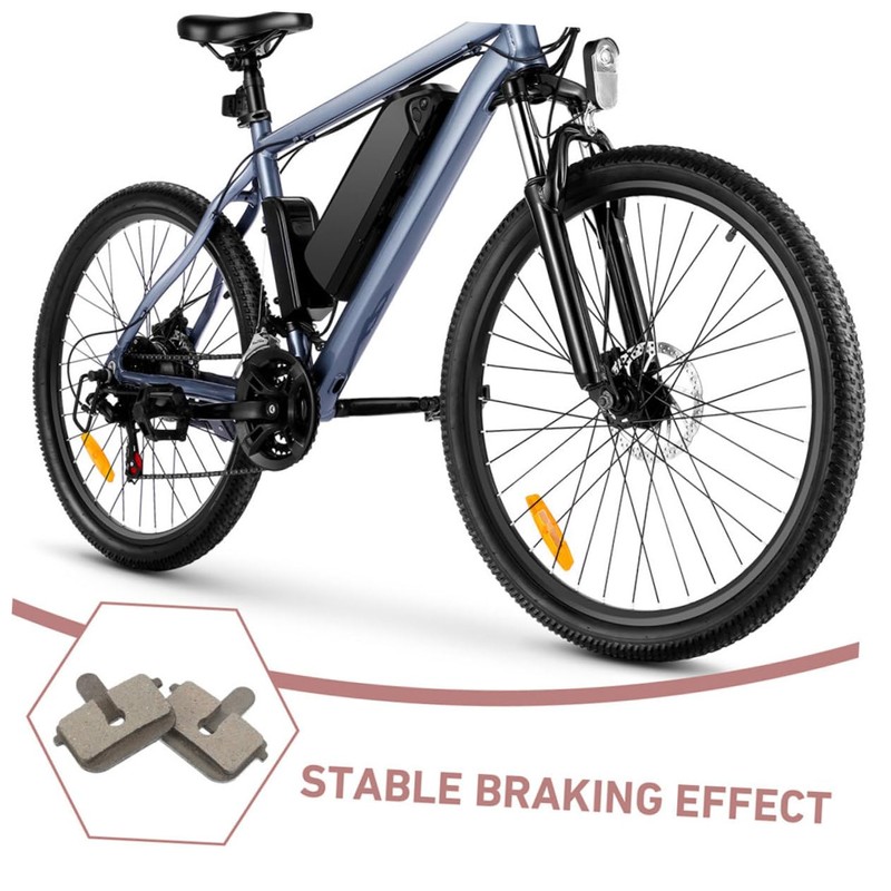 Sosoport 5 Pairs Semi Metal Bicycle Brake Pads Replacement Kit