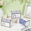 BENECREAT 25 x Gift Boxes in House Shape, 13 x