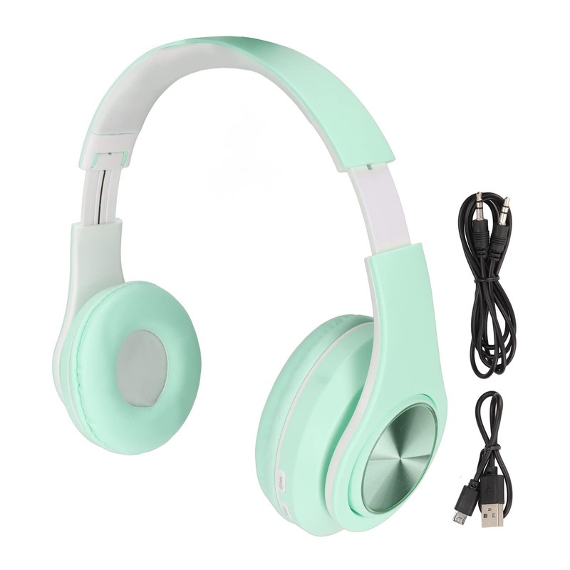 Gaming Headset, Noise Reduction Foldable Over Ear Headphones with RGB