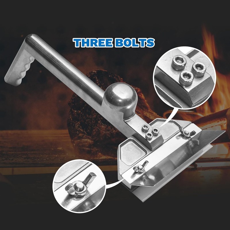Professional Heavy Duty Grill Scraper for Flat Tops with Stainless