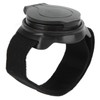Bicycle Mirror Nylon Wrist Arm Strap Convex Design Black 5cm