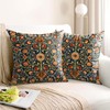 HUASHUZI Cushion Covers William Morris 40x40cm Boho Decorations Double Sided