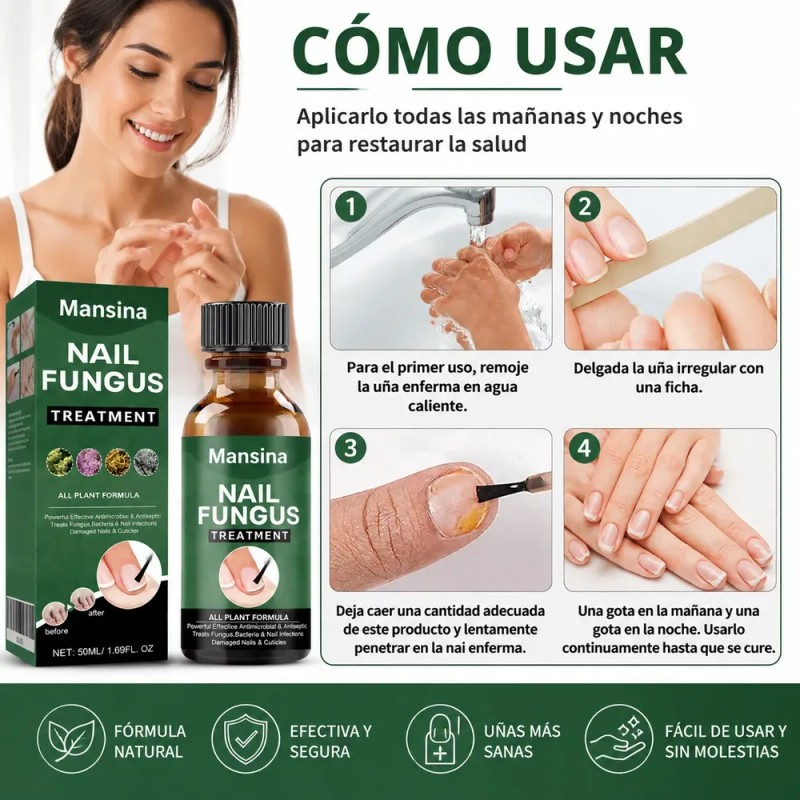 Eelho Líquido Para Hongos En Uñas Cura Hongos Y Onicomicosis
