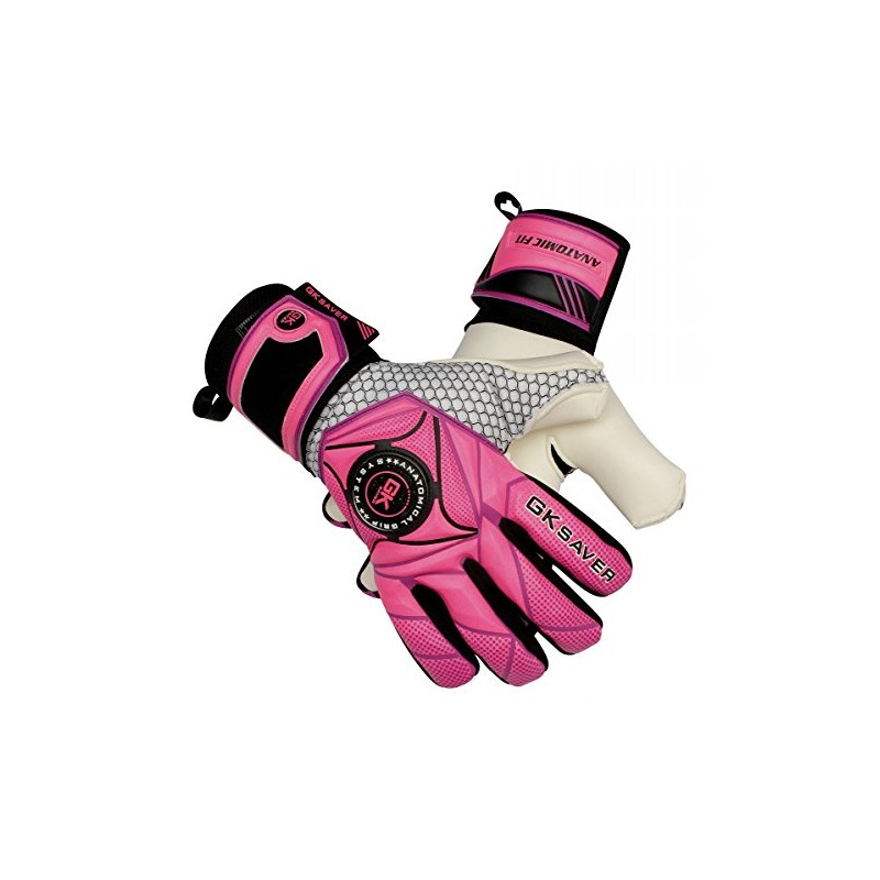 GK Saver Football Goalkeeper Gloves Professional 3D Blackout Goalie Savefingers