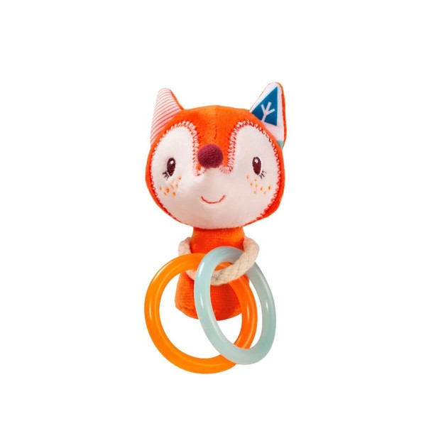 Lilliputiens 83124 Baby Toy Rattle Grasping Toy Alice Fox Orange