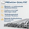 Aluminium Profile 15 x 120 mm, 2 m System, Assembly,