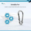 MARINE CITY Stainless Steel Carabiner Clip Snap Hook - 316