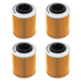 Road passion Oil Filter 420956123 420256188 Replacement for Can-Am Maverick 1000 X3 Max Trail 700 800 1000 Turbo R RR Sea Doo Ski doo Spark Ryker STD 600 900 Commander Renegade 1000r 420956120 (4Pcs)