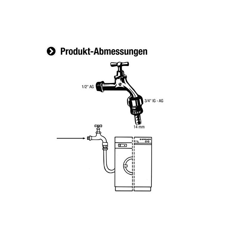 CORNAT TEC301101 Tap bar Handle 1/2" Dull Chrome