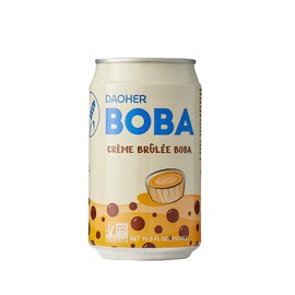 DaoHer Boba Milk Tea Multipacks (10.50 Fl Oz (Pack of 12), Crème Brûlée