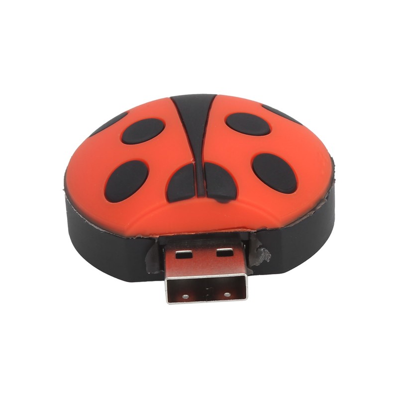 Flash Drive Cute Cartoon Ladybug Compatible Storage Optional USB Thumb