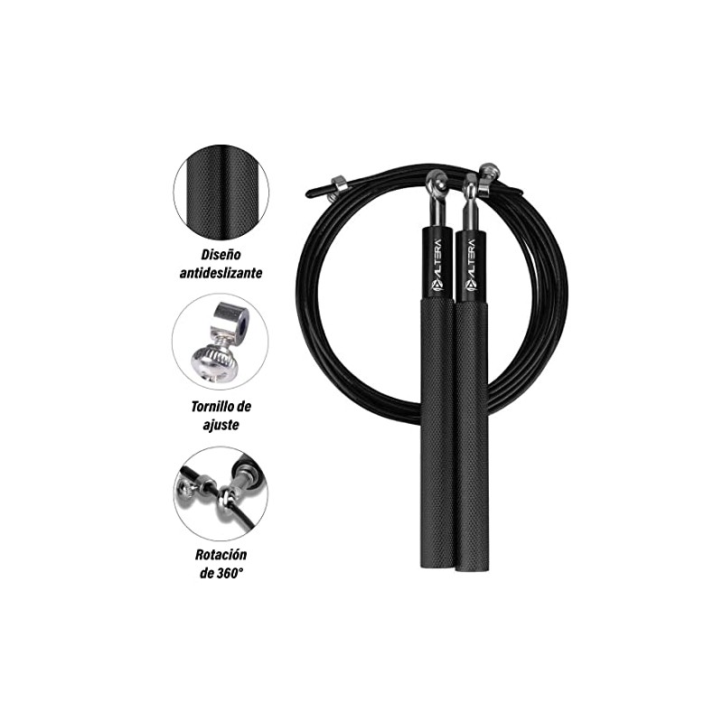 Altera Cuerda para Saltar de Aluminio Ajustable