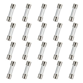 HUAREW T1.6AL250V 20 Pcs 5x20mm Slow Blow Glass Fuse 1.6A 250V 0.2 x 0.78 inch time delay Fuse