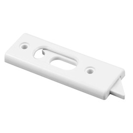 Prime-Line F 2724 Tilt Latch, Spring-Loaded, White, Plastic, 2-5/16 In. Hole Centers (2 Pack)