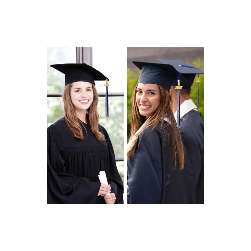 2025 Tassel Graduation White and Blue Graduation Tassel 2025 with
