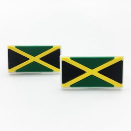 Yalexqiu Jamaica Flag Shoe Charms For Clog Shoe Decoration,Jamaica Flag Shoe Charms Accessories Pack For Boy Men Kids Adults,Pvc Shoe Charm Accessories Decoration Gifts 2 Pcs (White -2Pcs)