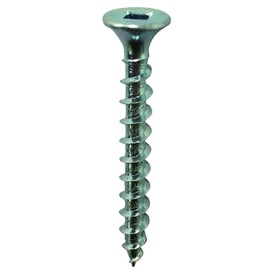 Daidohant 10176652 Square Hole Coarse Thread Screws, (Nominal Diameter D) 4.2 mm x (Length L1) 32 mm, (Bugle Head/Full Thread) [Iron/Unichrome], Pack of 185