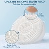 COSLUS COSLUS Facial Cleansing Brush Silicone Face Scrubber: 2 in1