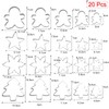 20-Piece Cookie Cutters Christmas Cookie Cutters, Stainless Steel, Cookie Cutters,