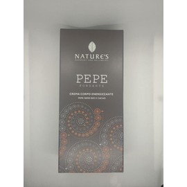 Nature's Pepe Fondente Invigorating Body Cream, Black Pepper & Cocoa, 150 ml
