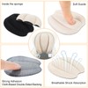 4Pairs Tongue Pads for Shoes, Non Slip Shoe Size Reducer