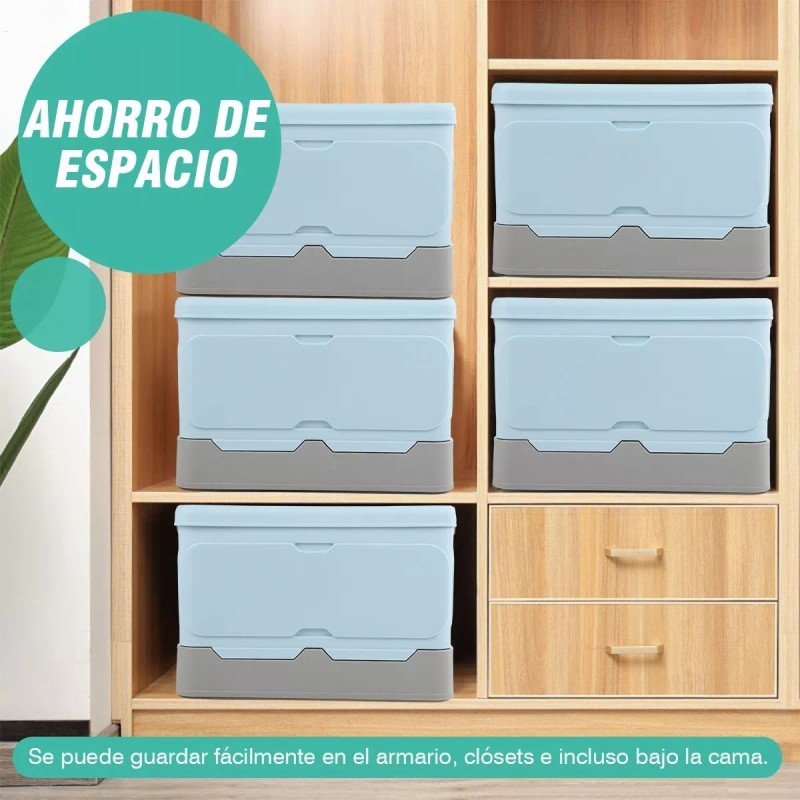 WEHOGAR Caja De Almacenamiento Plegable Para El Hogar Con Tapa