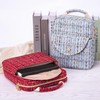 APLUFINE - Funda de libro de tweed con cierre, elegante