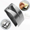Boao 4 Pcs Self Adhesive Towel Hook Holder Grabber Stainless