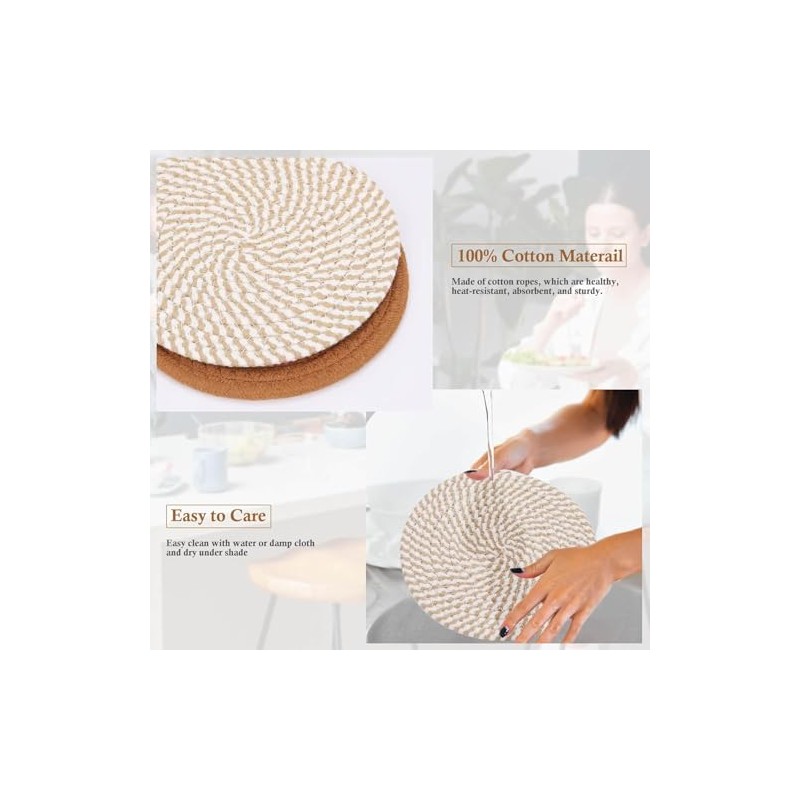 Kitchen Pot Holder for Hot Dishes, 4 Heat Resistant Pot