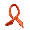 Topmode Women’s Solid Color Square Scarf Neckerchief (Orange)