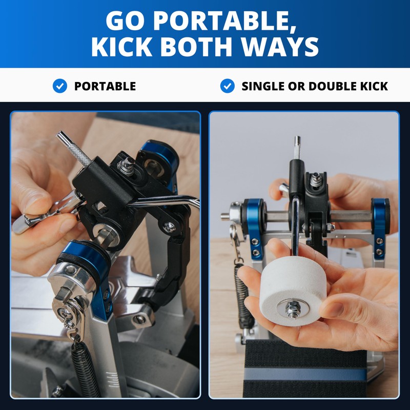 drumeo QuietKick Double