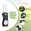 PATIKIL Golf Divot Repair Tool, 4 Pack Foldable Metal Golf