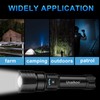 Unaikoo Rechargeable Flashlight High Lumens - 10000LM Powerful Tactical Flashlights