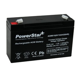 PowerStar3 Year Warranty SLA Battery for Emergency Lighting Fire & Security Alarm Pumps
