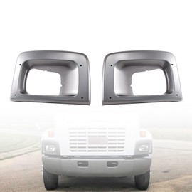 MGWILL Pair Headlight Bezel Trim Compatible with 2003-2009 C6500 C7500 C8500 Left & Right 15173202 15173201