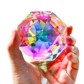 3inch Rainbow Sun Catcher Crystals for Windows AB Colored Large Prisms
