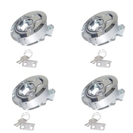 STHang-D 4Pack 2" Boat Flush Pull Hatch Latch, Stainless Steel Boat Slam Latch, Handle Lift Slam Marine Slam Latch Lock for Boat RV Trailer Door Locks (Silver)