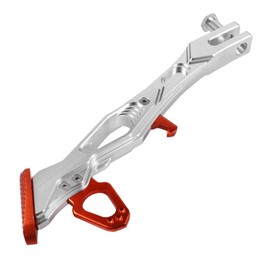 Mikinona 1pc Durable Aluminum Alloy Motorcycle Feet Holder Easy Install Kickstand Support for Safe Parking Professional Motorbike Accessory for Enhanced Stability