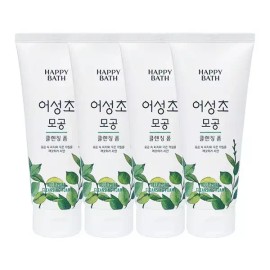 Happy Bath [해피바스]해피바스 어성초 모공 클렌징폼 200g x4 Happybath Happybath Artemisia Pore Cleansing Foam 200g x4 [Single item/Solo item]