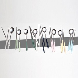 Rude Pastel Cutlery Set (8colors) Neutral Gray 2ea