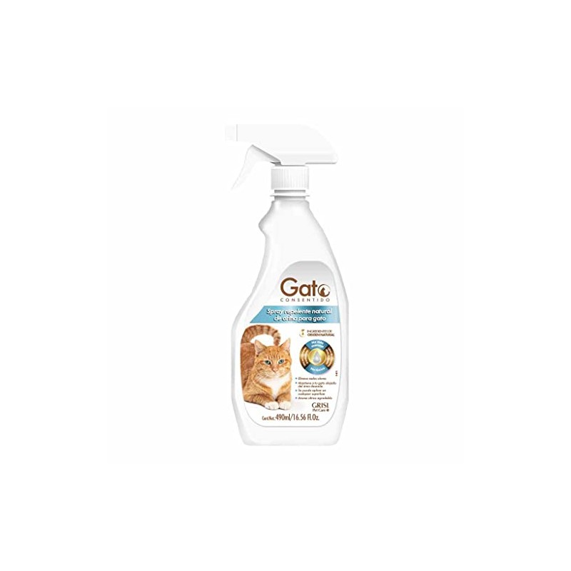 Gato Consentido Grisi Pet Care, Repelente de Orina, 490 ml